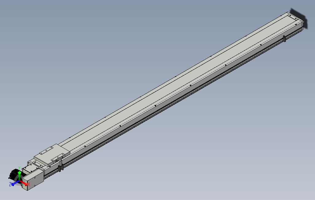 SCM14-1900-R滚珠花健、支撑座、滚珠丝杠、交叉导轨、直线模组.stp