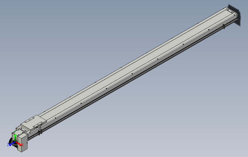 SCM14-2150-RD滚珠花健、支撑座、滚珠丝杠、交叉导轨、直线模组.stp