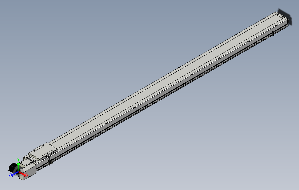 SCM14-2350-R滚珠花健、支撑座、滚珠丝杠、交叉导轨、直线模组.stp