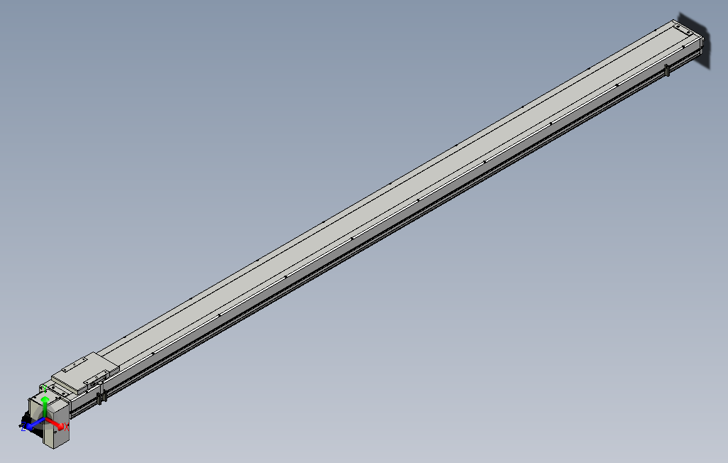 SCM14-2550-RD滚珠花健、支撑座、滚珠丝杠、交叉导轨、直线模组.stp