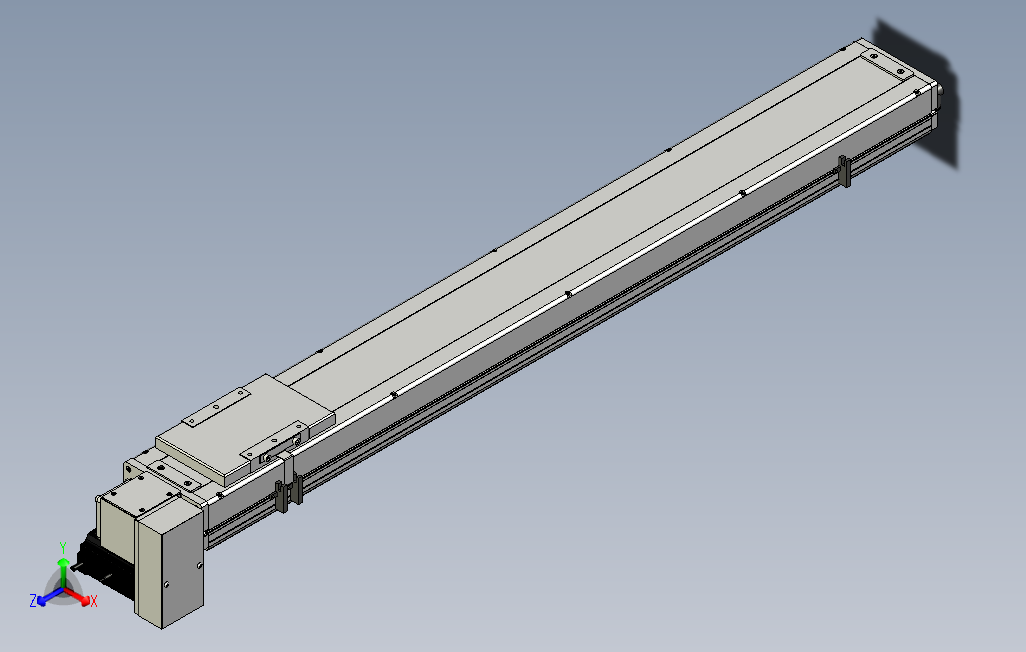 SCM14-950-RD滚珠花健、支撑座、滚珠丝杠、交叉导轨、直线模组.stp