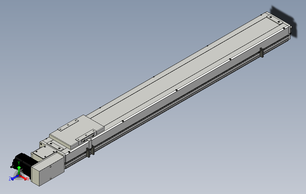SCM14-950-R滚珠花健、支撑座、滚珠丝杠、交叉导轨、直线模组.stp