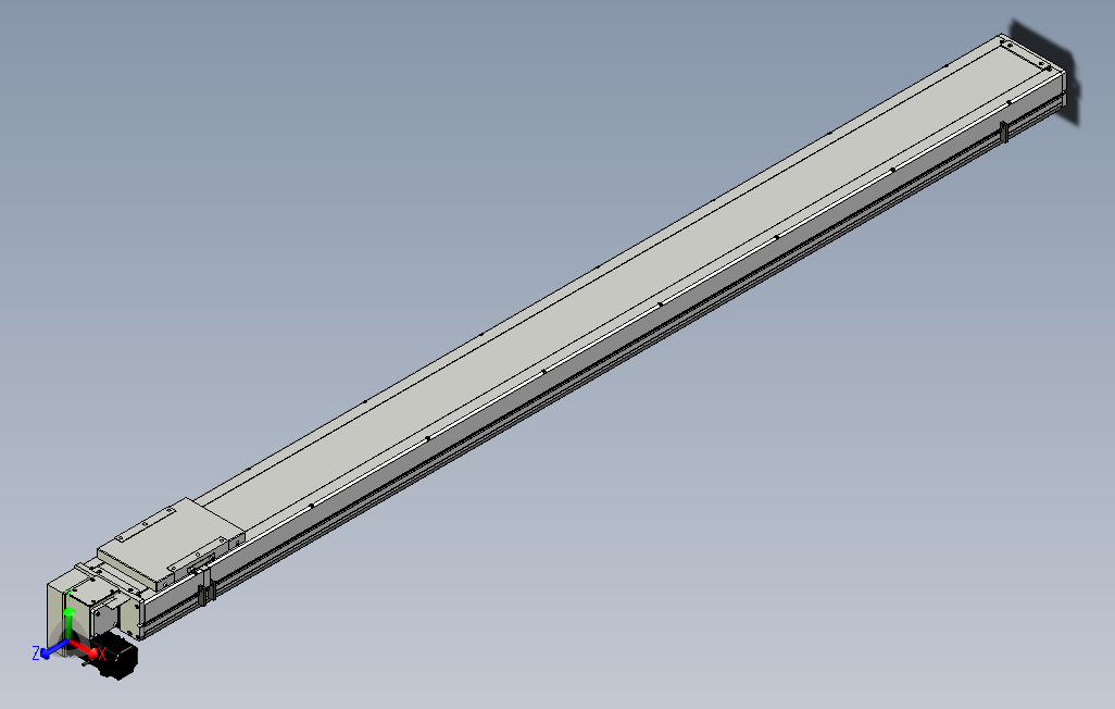 SCM17-2050-LD滚珠花健、支撑座、滚珠丝杠、交叉导轨、直线模组.stp