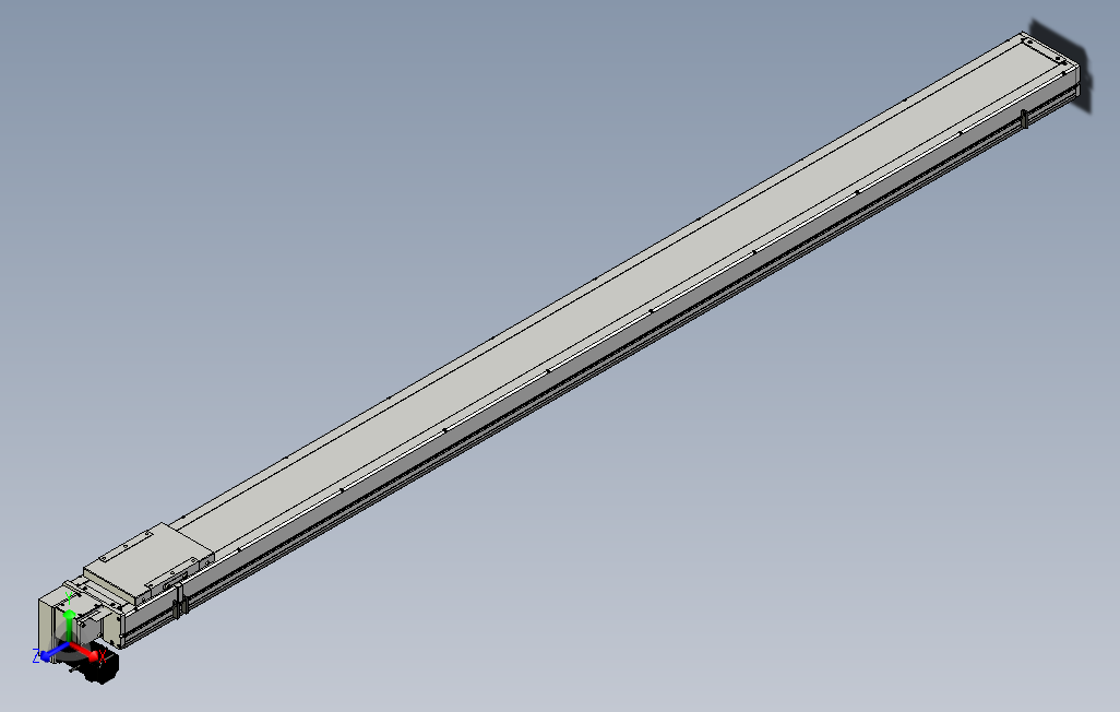 SCM17-2450-LD滚珠花健、支撑座、滚珠丝杠、交叉导轨、直线模组.stp