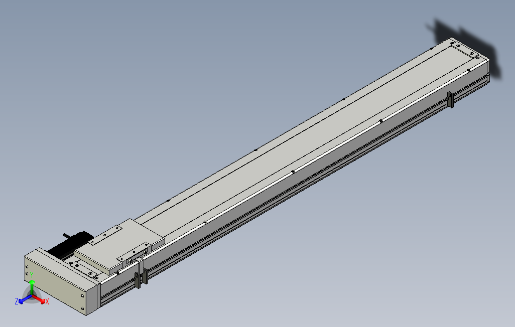 SCS141050BR200W煞車滚珠花健、支撑座、滚珠丝杠、交叉导轨、直线模组.stp_STEP_模型图纸下载 懒石网