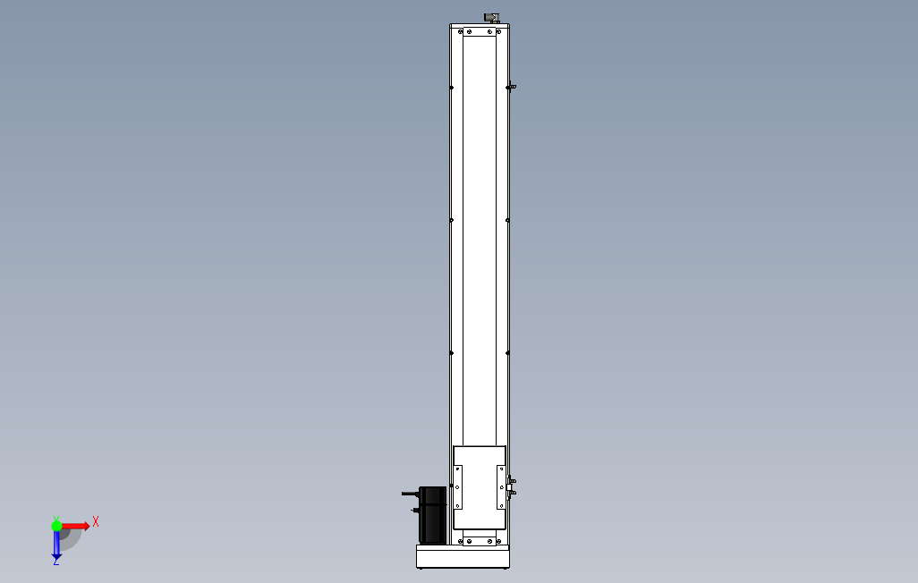 SCS14900BR200W煞車滚珠花健、支撑座、滚珠丝杠、交叉导轨、直线模组.stp_STEP_模型图纸下载 懒石网