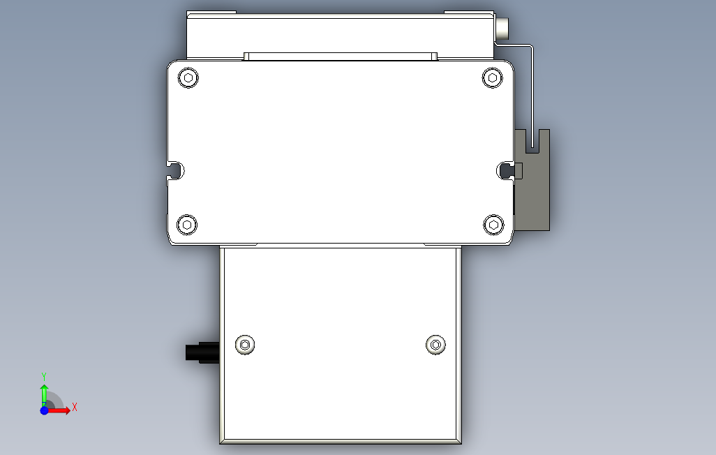 SCS14950BM400W煞車滚珠花健、支撑座、滚珠丝杠、交叉导轨、直线模组.stp_STEP_模型图纸下载 懒石网