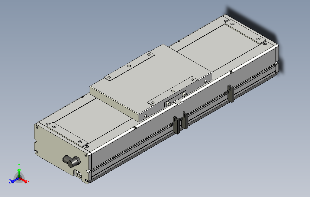 SCS17-150-M-400W滚珠花健、支撑座、滚珠丝杠、交叉导轨、直线模组.stp