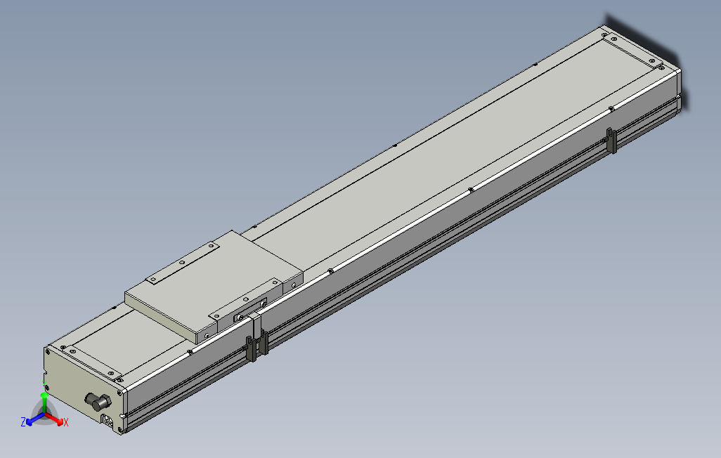 SCS17-750-M-400W滚珠花健、支撑座、滚珠丝杠、交叉导轨、直线模组.stp
