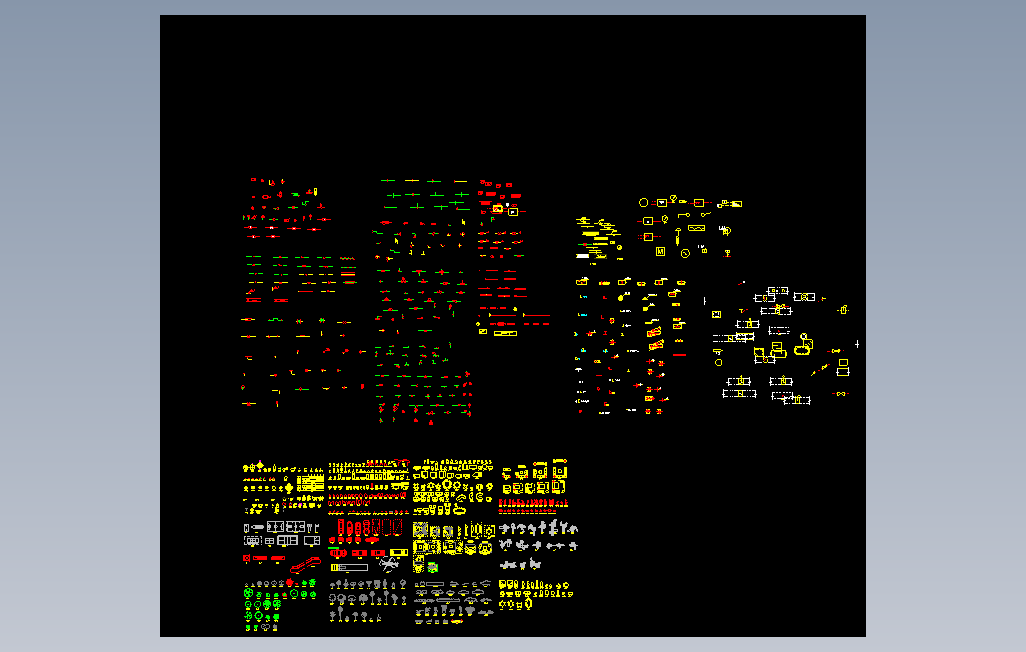 CAD建筑安装园林等综合性图块.dwg