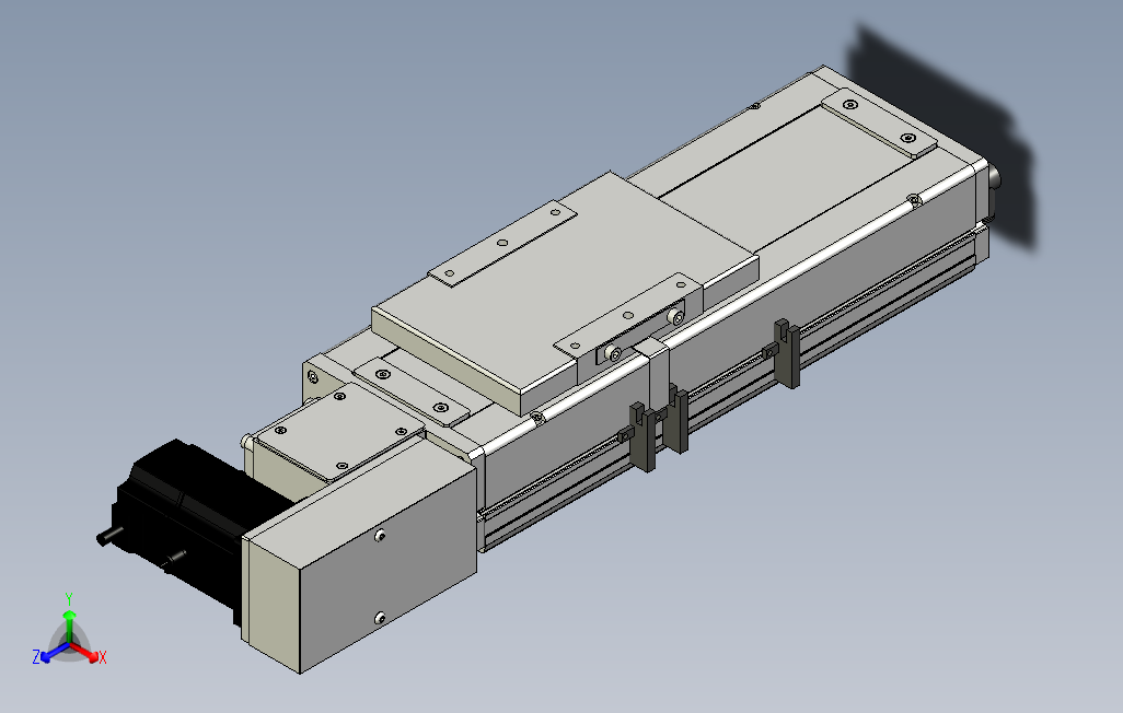ECB14-100-R系列直线模组.stp