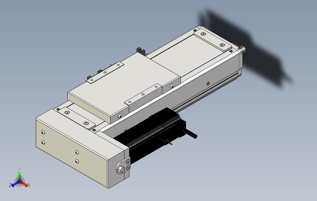 ECH10-100-BL-100W煞車系列直线模组.stp