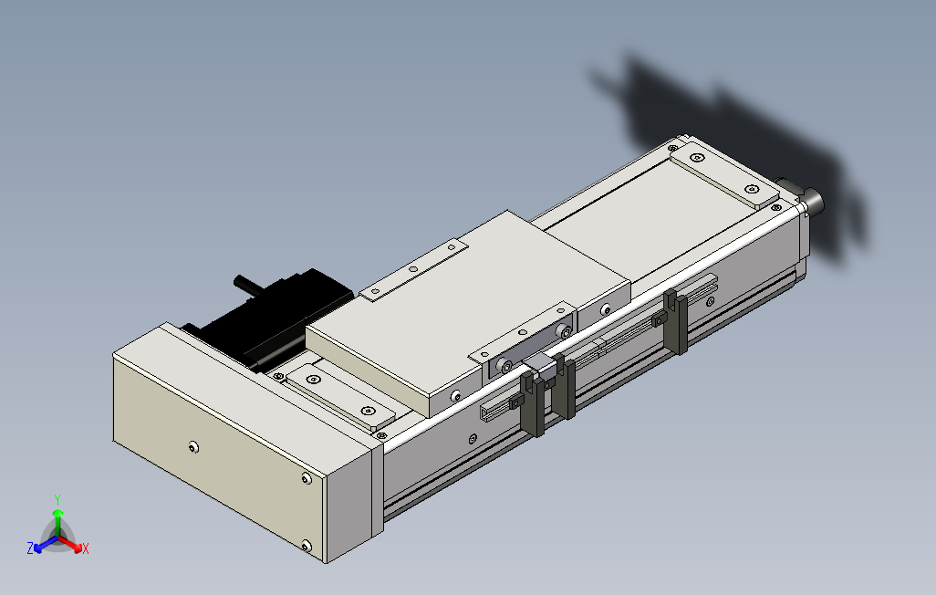 ECH10-100-BR-200W系列直线模组.stp