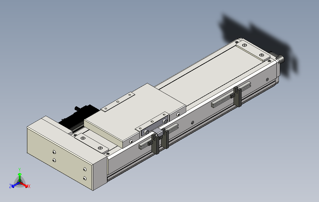 ECH10-200-BR-100W系列直线模组.stp