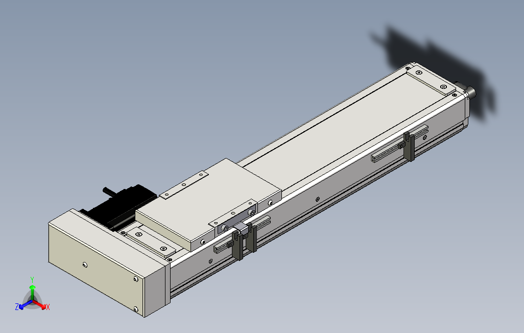 ECH10-300-BR-200W系列直线模组.stp