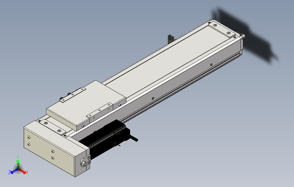ECH10-350-BL-100W煞車系列直线模组.stp