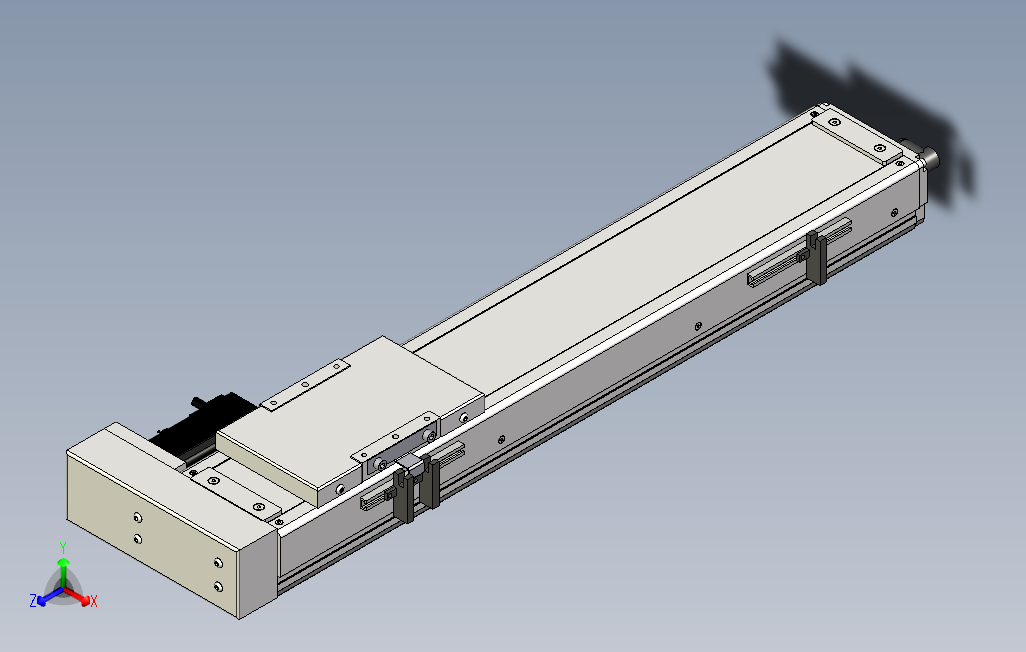ECH10-400-BR-100W系列直线模组.stp