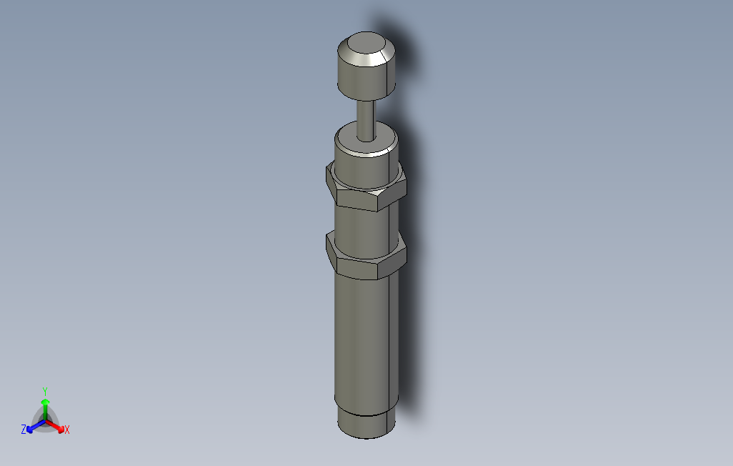 asac-2020固定型缓冲器-一端受撞带受撞头.stp