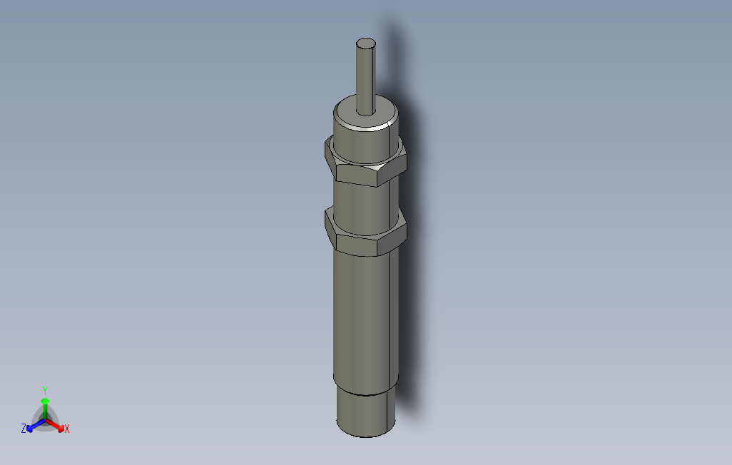 asd-2025可调节型缓冲器-无受撞头型.stp