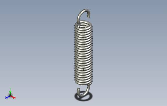 auw-d18-L100拉伸弹簧-重载型.stp