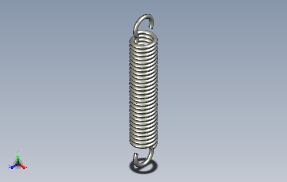 auw-d24-L150拉伸弹簧-重载型.stp