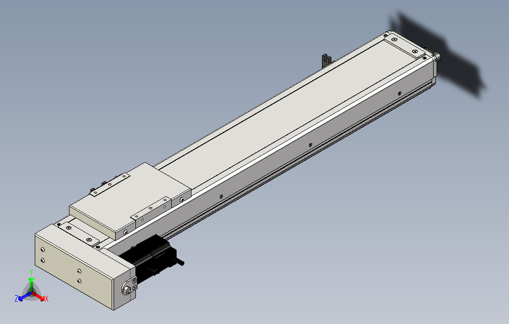 ECH10-500-BL-100W系列直线模组.stp