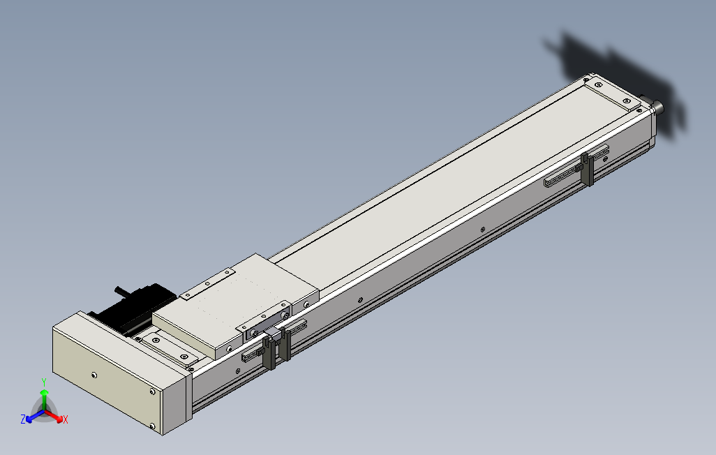 ECH10-500-BR-200W系列直线模组.stp