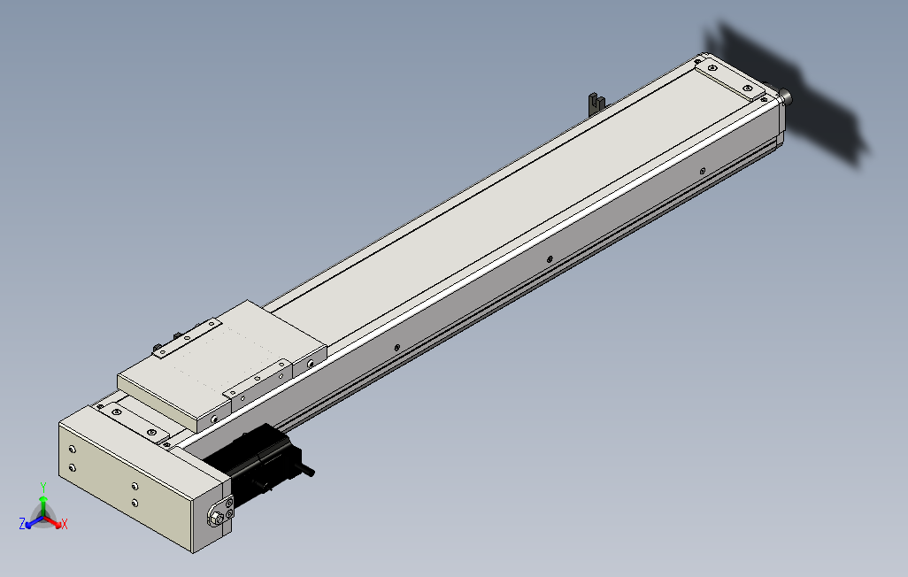 ECH10-550-BL-100W系列直线模组.stp