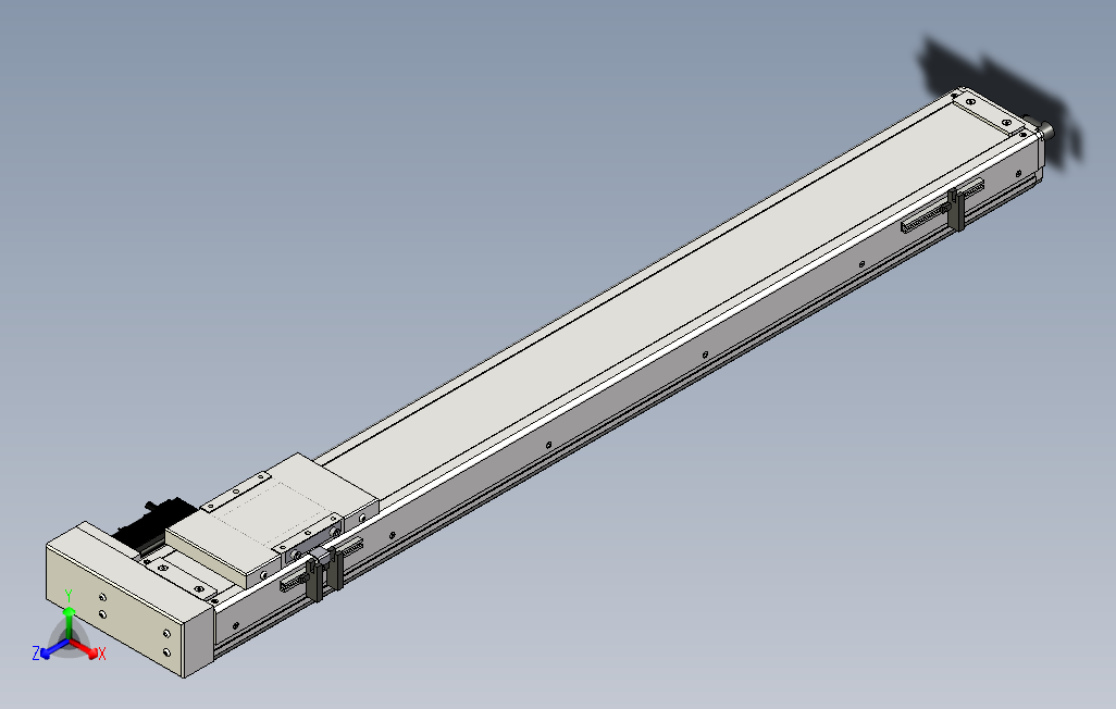 ECH10-800-BR-100W系列直线模组.stp_STEP_模型图纸下载 – 懒石网