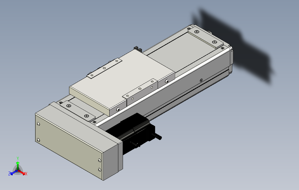 ECH12-100-BL-100W系列直线模组.stp