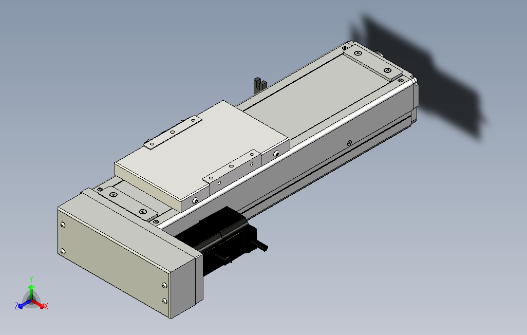 ECH12-150-BL-100W系列直线模组.stp