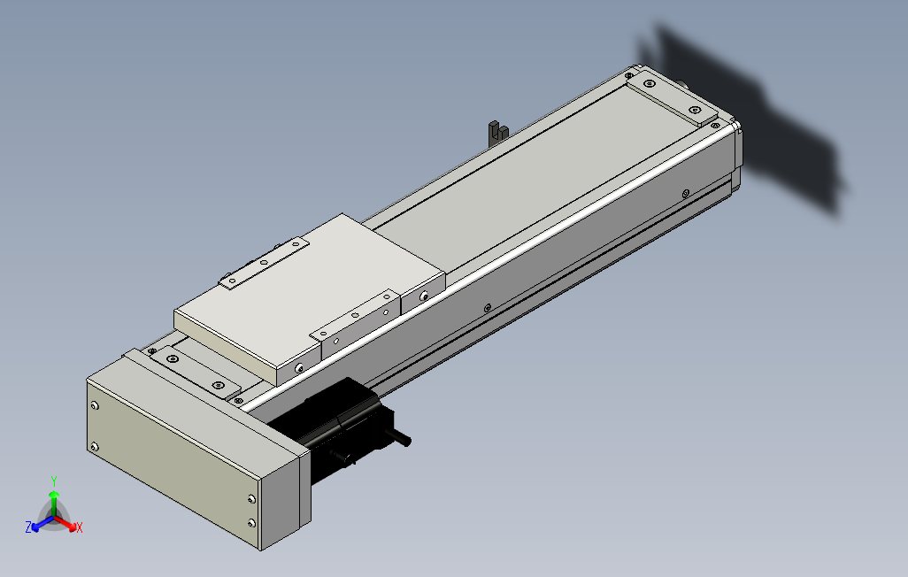 ECH12-250-BL-100W系列直线模组.stp