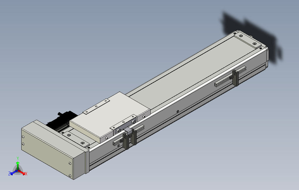 ECH12-350-BR-100W系列直线模组.stp