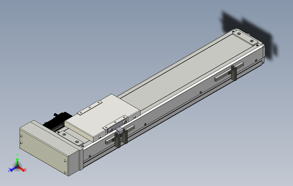 ECH12-400-BR-100W系列直线模组.stp