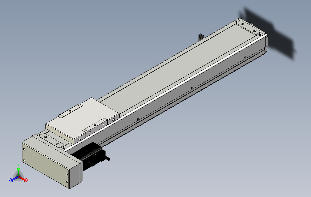 ECH12-500-BL-100W系列直线模组.stp