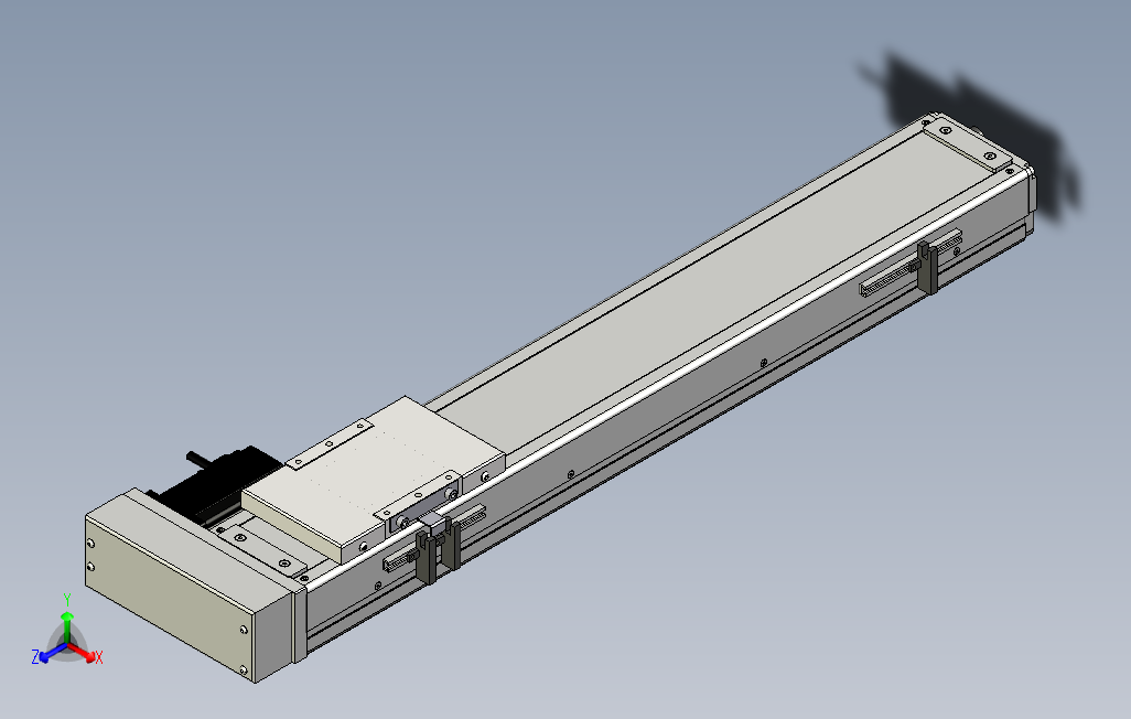 ECH12-500-BR-200W系列直线模组.stp