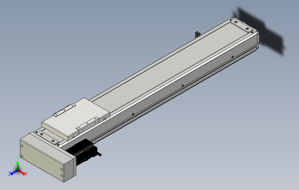 ECH12-550-BL-100W系列直线模组.stp