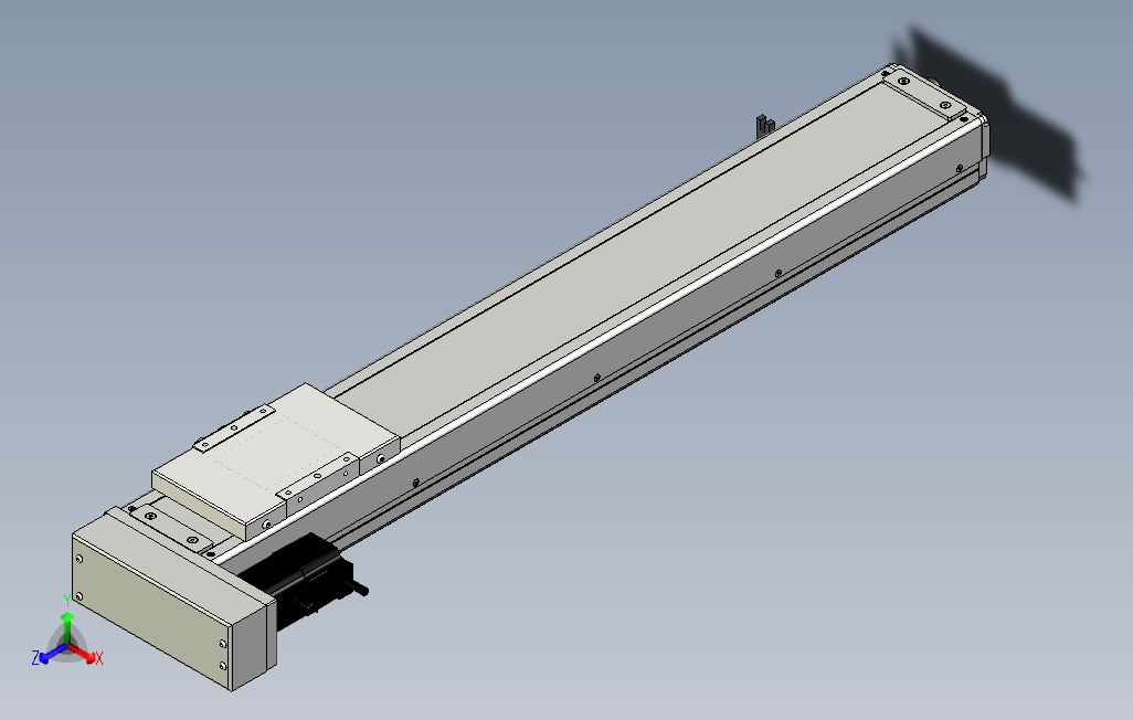 ECH12-600-BL-100W系列直线模组.stp