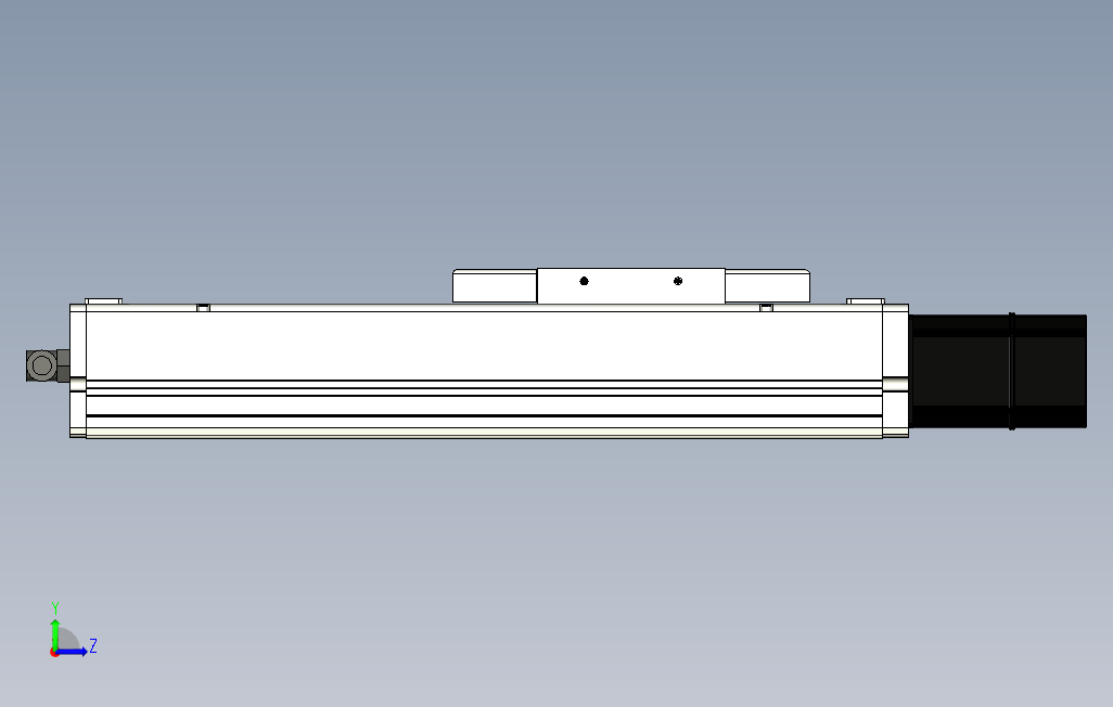 ECH14-150-BC-200W系列直线模组.stp 左侧视图