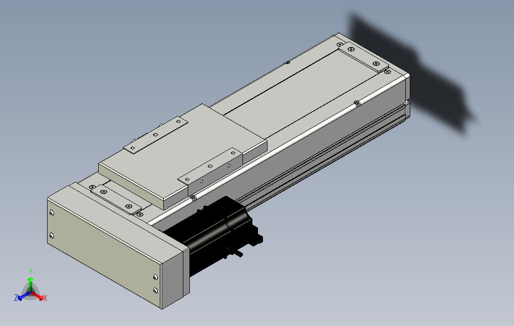 ECH14-200-BL-400W系列直线模组.stp