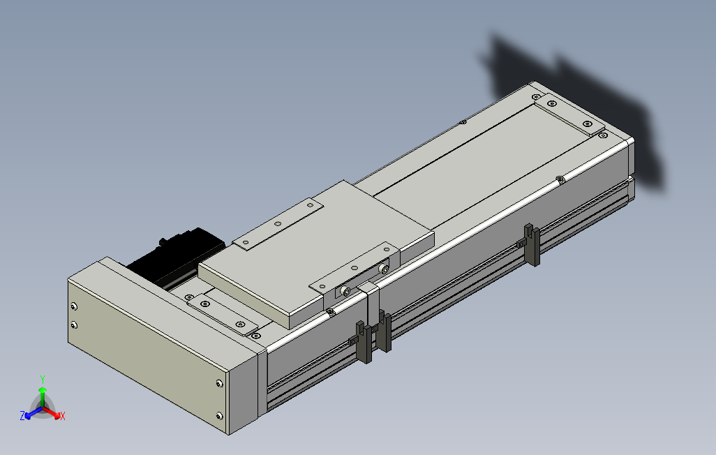 ECH14-200-BR-200W系列直线模组.stp