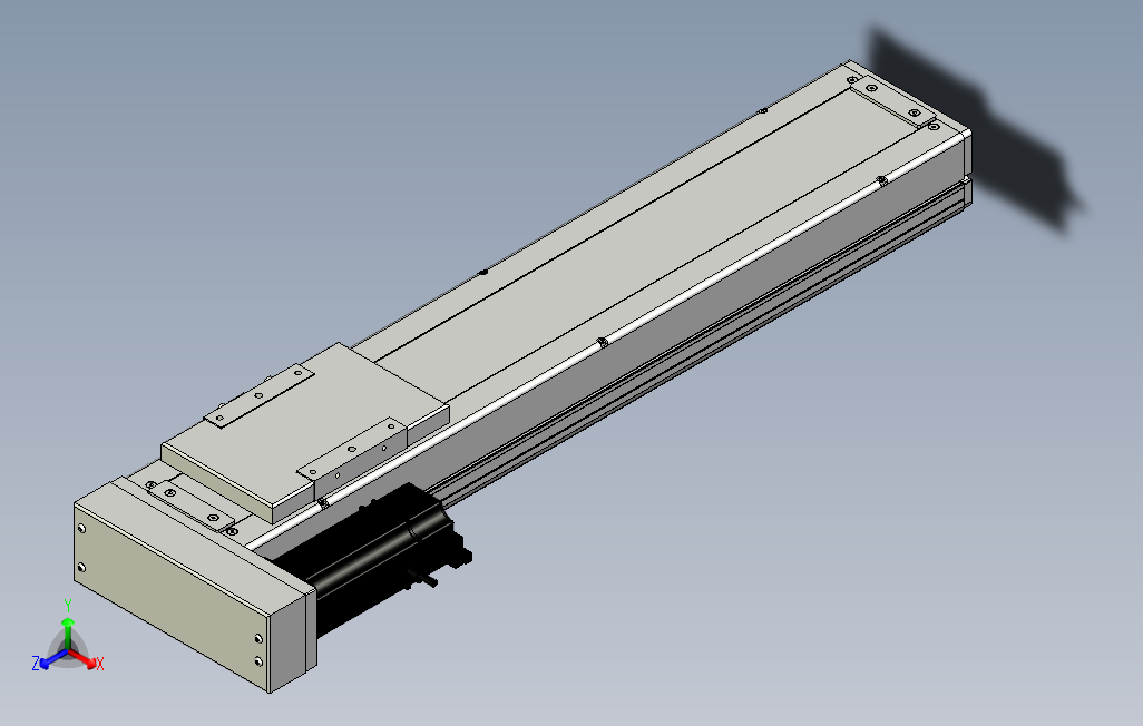 ECH14-500-BL-400W煞車系列直线模组.stp