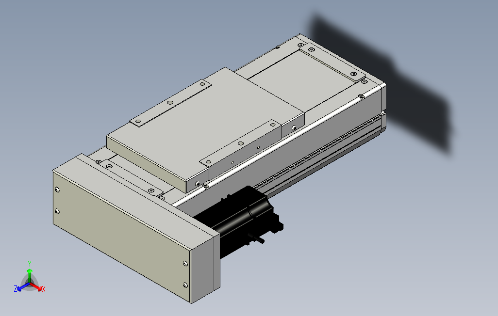 ECH17-100-BL-400W系列直线模组.stp
