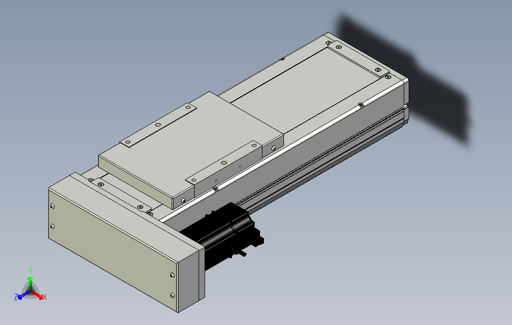 ECH17-200-BL-400W系列直线模组.stp