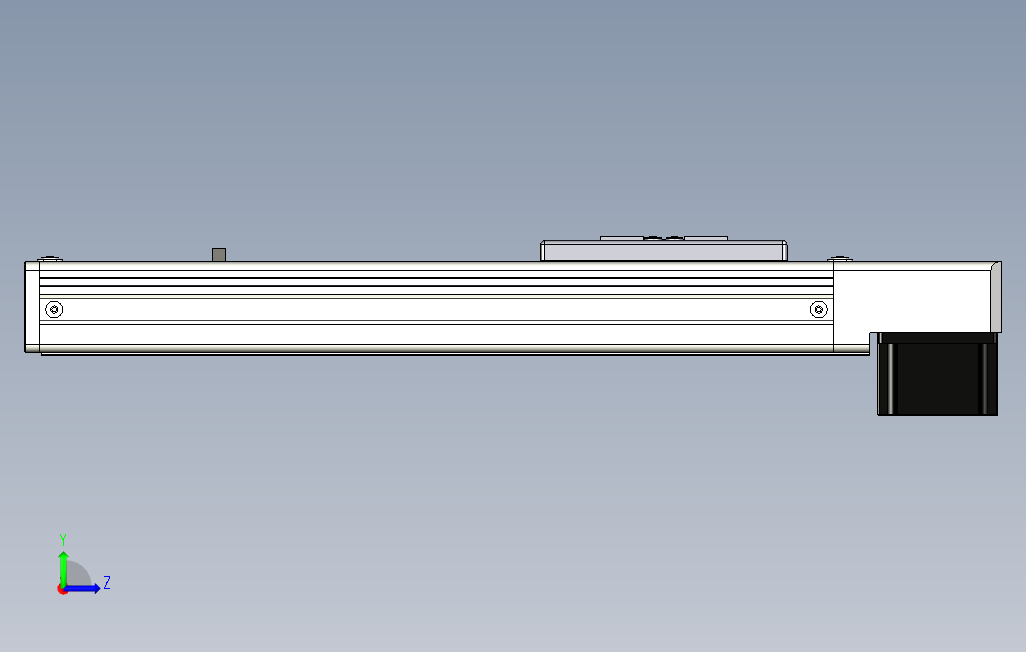 ETB6-200-BM-A57M系列直线模组.stp 左侧视图