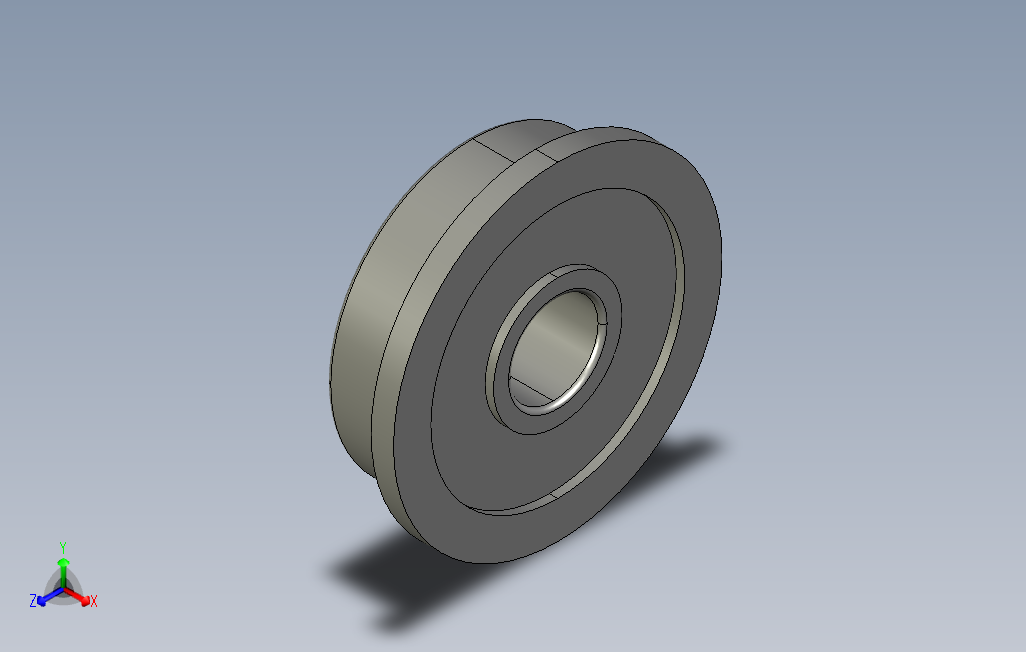 F626ZZ法兰深沟球轴承.stp
