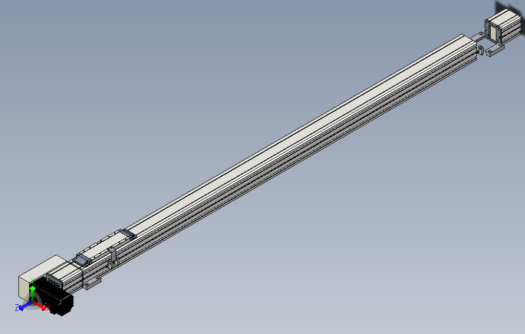 M65-S-1400-L-M40-C4系列直线模组.stp 主视图