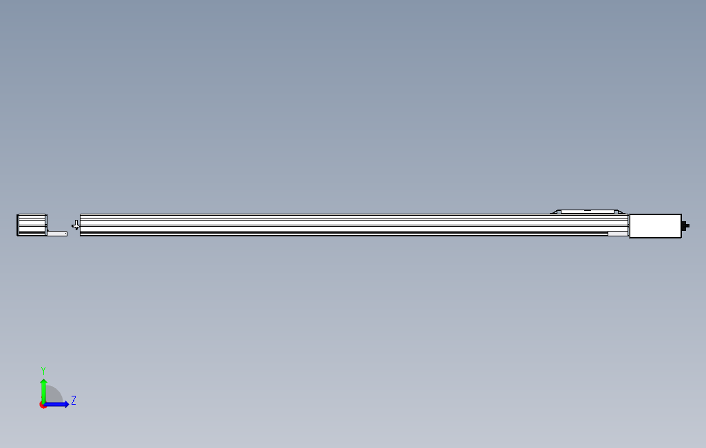 M65-S-1400-L-M40-C4系列直线模组.stp 左侧视图