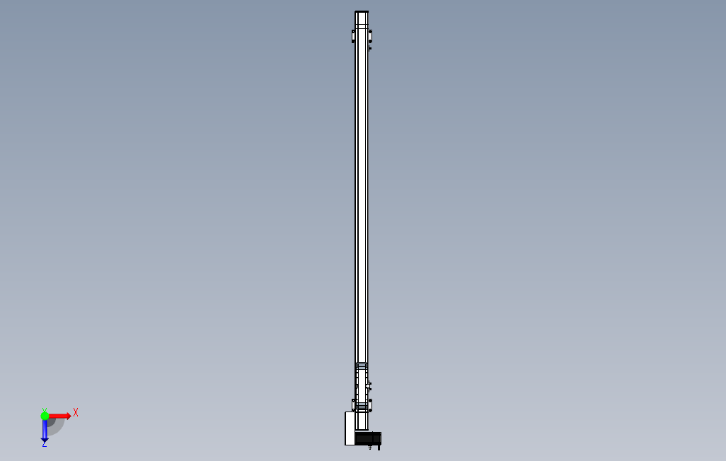 M65-S-1600-L-M40-C4系列直线模组.stp 俯视图