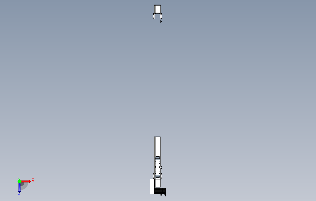 M65-S-200-L-M40-C4系列直线模组.stp 俯视图